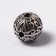 Alliage de style tibétain 3 trou perles gourou X-TIBEB-YC65976-AS-1