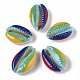 Perles de coquillage cauri naturelles imprimées X-SSHEL-R047-01-A08-2