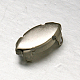 Horse Eye Brass Sew on Prong Settings KK-F369-01-6x12mm-2