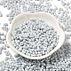 Непрозрачные цвета блестящие стеклянные бусины SEED-B001-01A-09-2