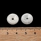 Donut-/Scheiben-Anhänger aus natürlichem weißem Mondstein G-L620-D08-3