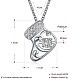 Brass Micro Pave Cubic Zirconia Pendant Necklaces NJEW-BB29779-6