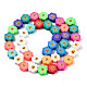 Handmade Polymer Clay Beads Strands CLAY-T020-03-2