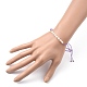Verstellbare Nylonschnur geflochtenen Perlen Armbänder BJEW-JB05489-7