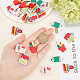SUNNYCLUE 1 BOX 25Pcs 5 Styles Resin Teacher Charms School Charm Bulk Back to School Slime Charms English Book Pencil Schoolbag Charm for Jewellery Making Charms Bracelet Earring Necklace Crafts RESI-SC0002-34-3