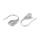 Rhodium Plated 925 Sterling Silver Dangle Earring Hooks STER-M115-21P-2