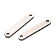 201 Stainless Steel Bar Spacers Rectangle Links STAS-D081-1