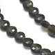 Chapelets de perles en obsidienne dorée naturelle G-D0003-A34-3
