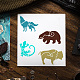 Stencil per pittura da disegno per animali domestici DIY-WH0391-0303-7