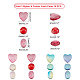 SUPERFINDINGS 180Pcs 12 Style Transparent Glass Cabochons GGLA-FH001-01-4
