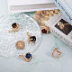 Cheriswelry 5pcs 5 pendentifs en pierres précieuses naturelles de style G-CW0001-04-6