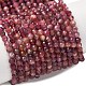 Натуральный красный турмалин бусы нити&nbsp;X-G-A021-01D-01-2