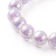 Transparent Acrylic Beads Stretch Bracelet for Kids BJEW-JB06510-6