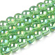 Electroplate Transparent Glass Beads Strands GLAA-T032-T6mm-AB17-1