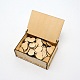 Rechteckige Aufbewahrungsbox aus Holz CON-WH0083-22-2