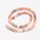 Round Natural Multi-Moonstone Beads Strands G-D767-14mm-2