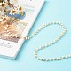 Chaîne de perles en pâte polymère faite à la main AJEW-JB00999-05-2