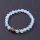 Perles Opalite étirer bracelets BJEW-E325-D38-1