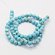 Natural Magnesite Beads Strands TURQ-C003-8mm-4-2