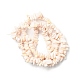 Brins de perles de coquillage rose naturel BSHE-G029-02-2