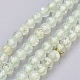 Chapelets de perles en préhnite naturelle G-F568-072-3mm-1