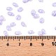 Непрозрачные цвета блестящие стеклянные бусины SEED-T006-02C-4