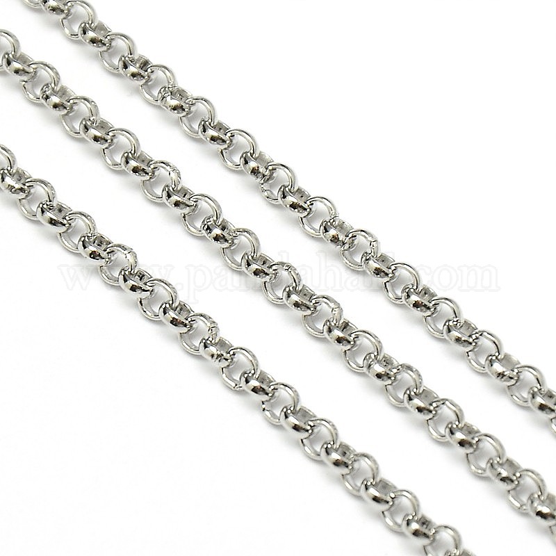 Wholesale Tarnish Resistant 304 Stainless Steel Rolo Chains - Pandahall.com