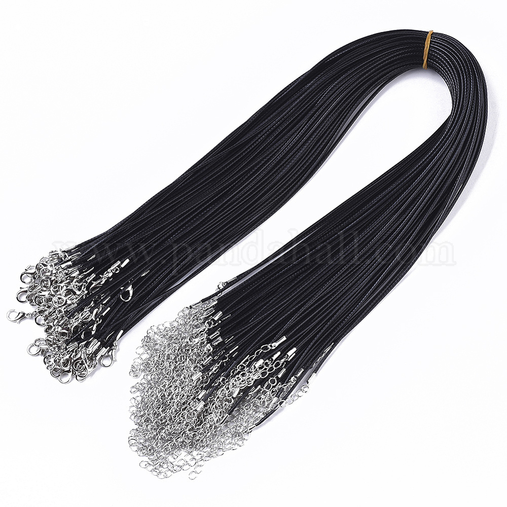 Wholesale Waxed Cotton Cord Necklace Making