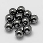 Perlas de hematita sintética no-magnética, esfera de piedras preciosas, sin agujero / sin perforar, redondo, 8mm