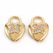 Латунные подвески с фианитами KK-N233-090-NF