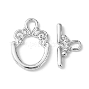 Застежки тоггл в тибетском стиле  TIBE-2106-P-NR