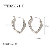 Французские винтажные серьги-кольца из нержавеющей стали YQ8592-7