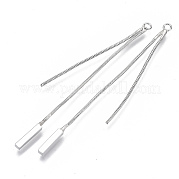 Латунные змеиные цепочки с кисточками большие подвески KK-N231-109P-NF