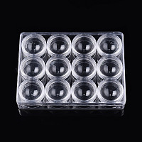 Wholesale SUPERFINDINGS 3 Pack Clear Plastic Beads Storage Containers Boxes  with Lids 19.8x12.3x1.7cm Small Rectangle Plastic Organizer Storage Cases  for Beads Cards Cotton Swab Ornaments Craft 