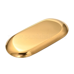 Овальная пластина для демонстрации ювелирных изделий из нержавеющей стали 430&nbsp;LS-STAS-P289-03G