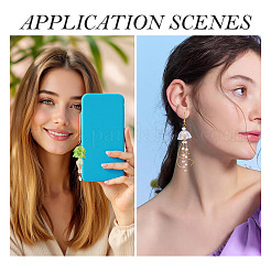 28шт 7 цвета прозрачные акриловые колпачки для бусин&nbsp;OACR-TA0004-02