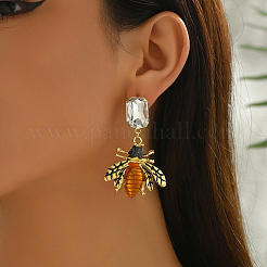 Серьги-гвоздики из сплава в виде пчел&nbsp;GZ0324