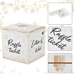 1 комплект коробок для лотерейных билетов из крафт-бумаги&nbsp;CBOX-SP0001-05