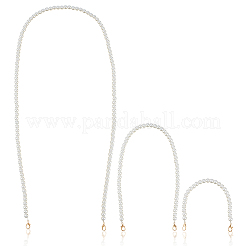 3 шт. 3 стиля пластиковых круглых бусин для сумок с имитацией жемчуга&nbsp;PURS-CN0001-02