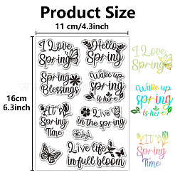 Пластиковые штампы&nbsp;DIY-WH20018-0308