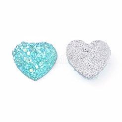 Cabochon in resina drusa brillante&nbsp;RESI-WH0008-30A