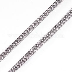 Не тускнеющие ожерелья из нержавеющей стали 304 NJEW-D281-08