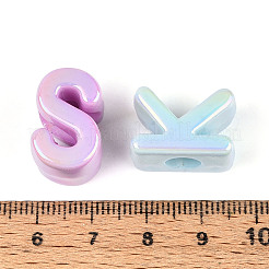 Светящиеся и УФ-покрытые непрозрачные акриловые бусины&nbsp;PACR-T017-11M