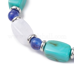 Акриловые бусины эластичные браслеты для мужчин и женщин&nbsp;BJEW-JB12167-03