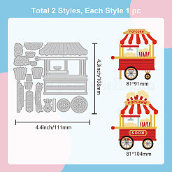 Мультяшная тележка для попкорна DIY-WH0309-1385