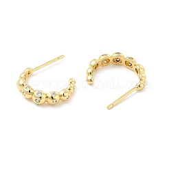 Серьги-гвоздики в форме буквы 