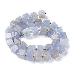 Натуральный голубой кружевной агат бисер нитей G-G053-B23-01