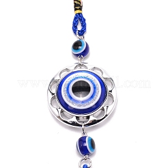 Decorazioni per pendenti in lega e vetro&nbsp;HJEW-WH0017-26