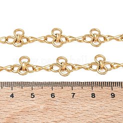 Halsketten mit Blumengliedern aus Edelstahl 304&nbsp;SA-CBA2696-03G