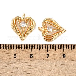 Латунные микро проложить кубического циркония подвески KK-F906-17G